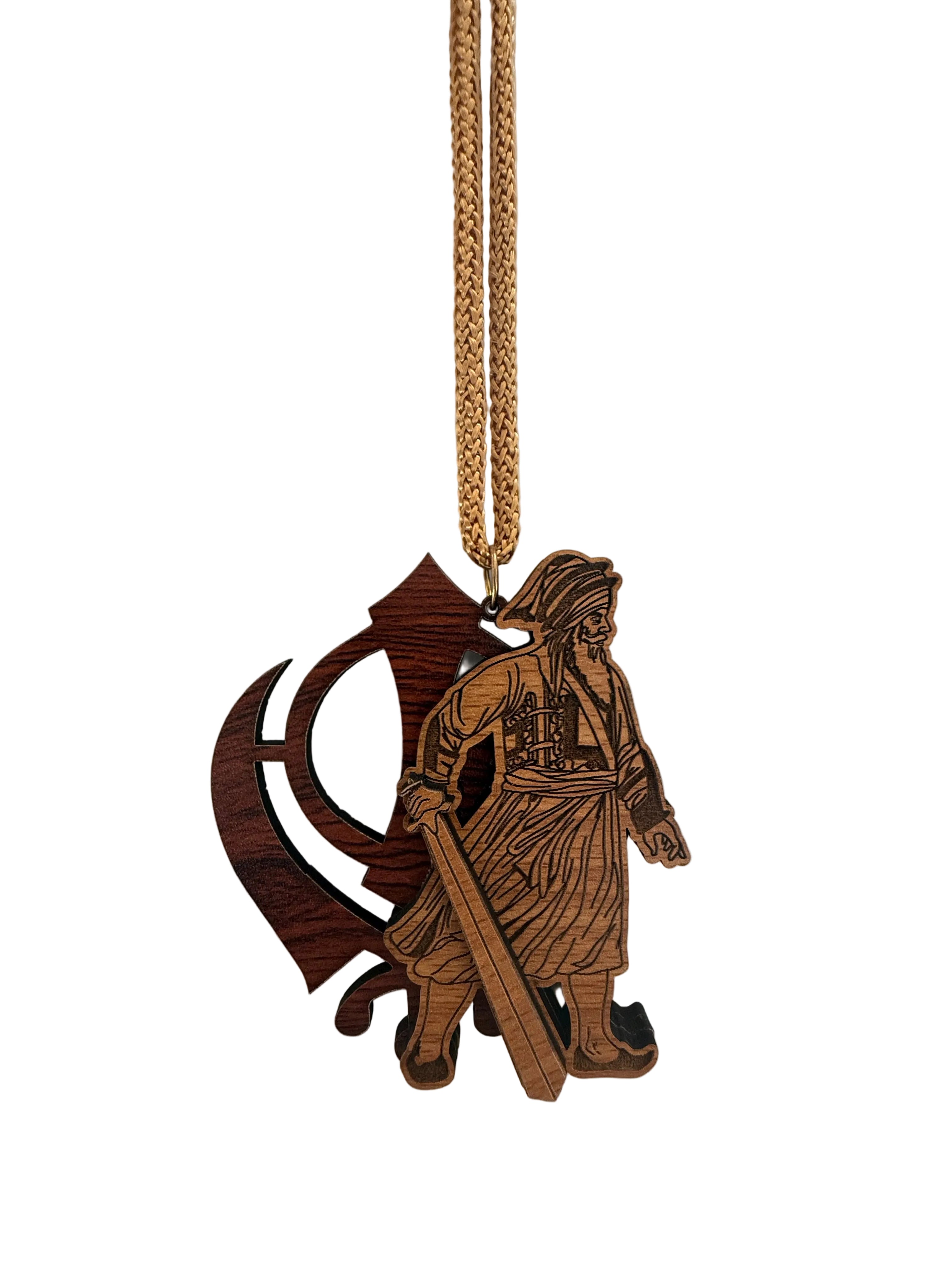 Baba Deep Singh Ji Khanda Car Hanger