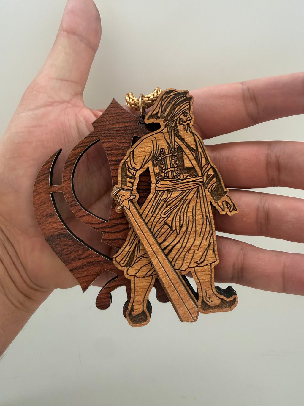 Baba Deep Singh Ji Khanda Car Hanger