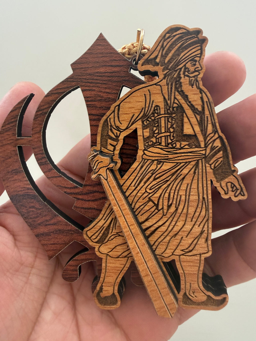 Baba Deep Singh Ji Khanda Car Hanger
