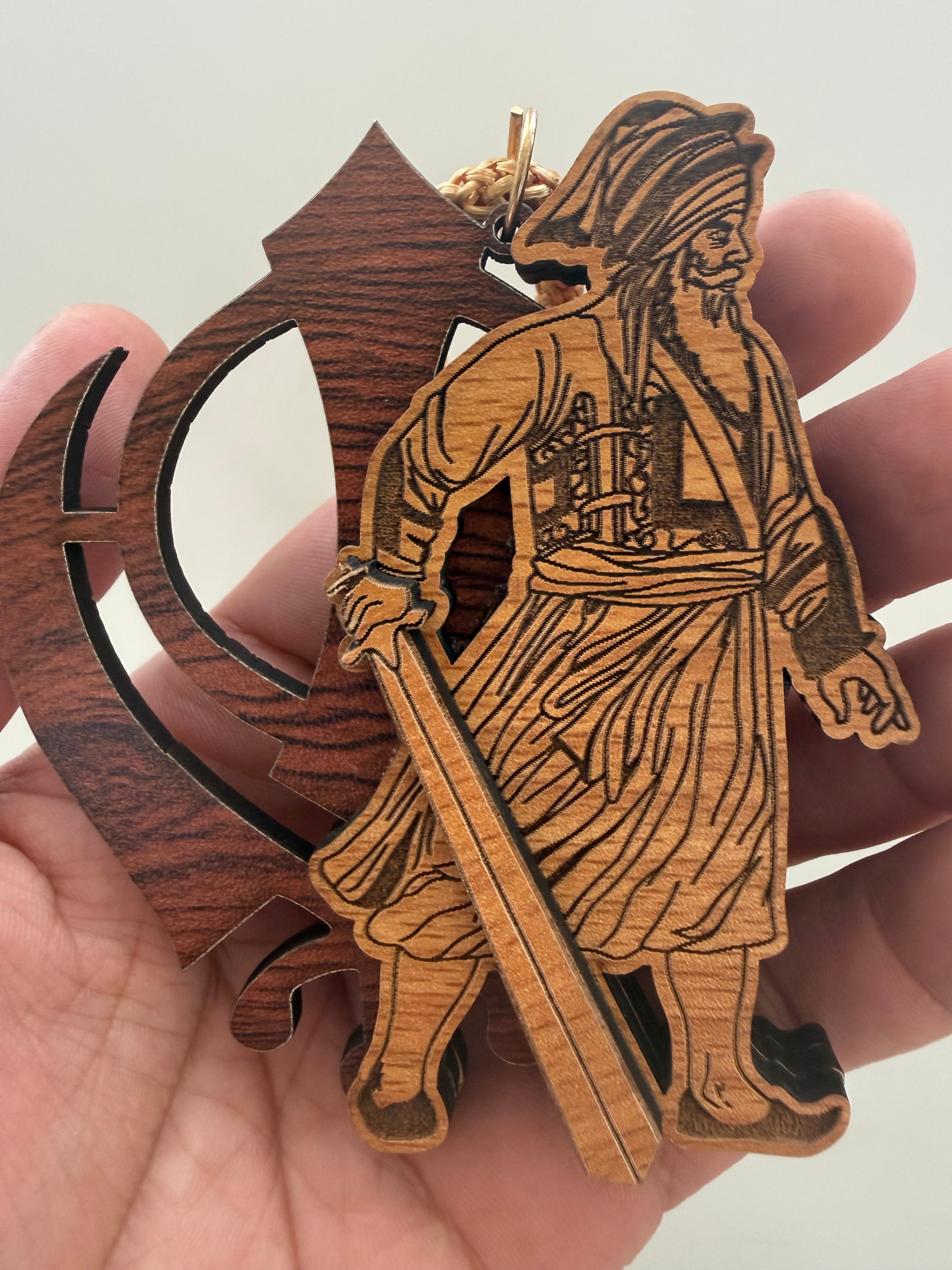 Baba Deep Singh Ji Khanda Car Hanger